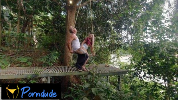 Lustery – E599 Outdoor Anal On A Swing By The River - Lustery - E599 Outdoor Anal On A Swing By The River