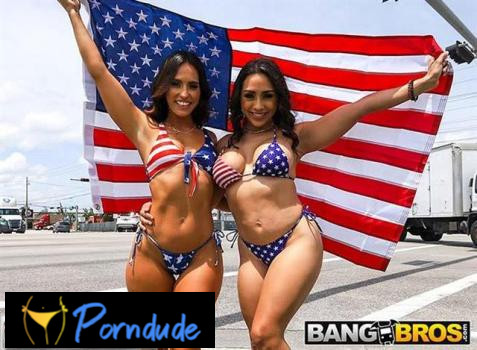Ass Parade – Threesome On The Fourth - Ass Parade - Lilly Hall And Kelsi Monroe