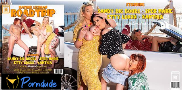 Mature NL – Four Lesbian Milfs Lick Wachothers Pussy Under The Sun - Mature NL - Etty Luxxx, Sandy Big Boobs, Sper Marie And Xanthia
