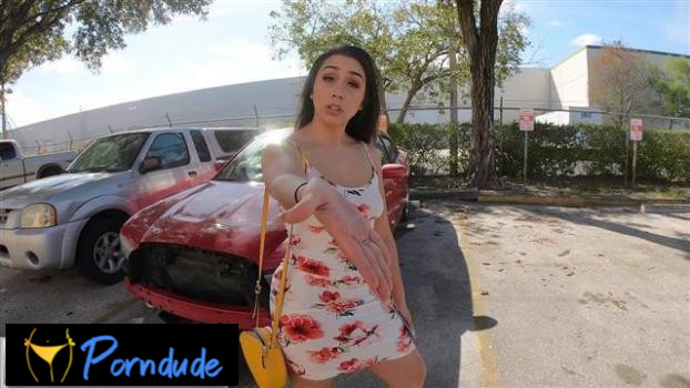 Lilly Hall Totals Her Car And Fucks The Mechanics Dick For A Favor - Bang Roadside Xxx - Lilly Hall